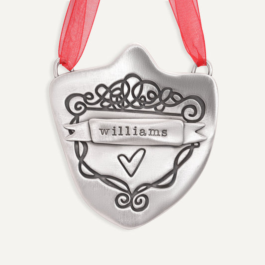 Family Crest Ornament (Pewter)