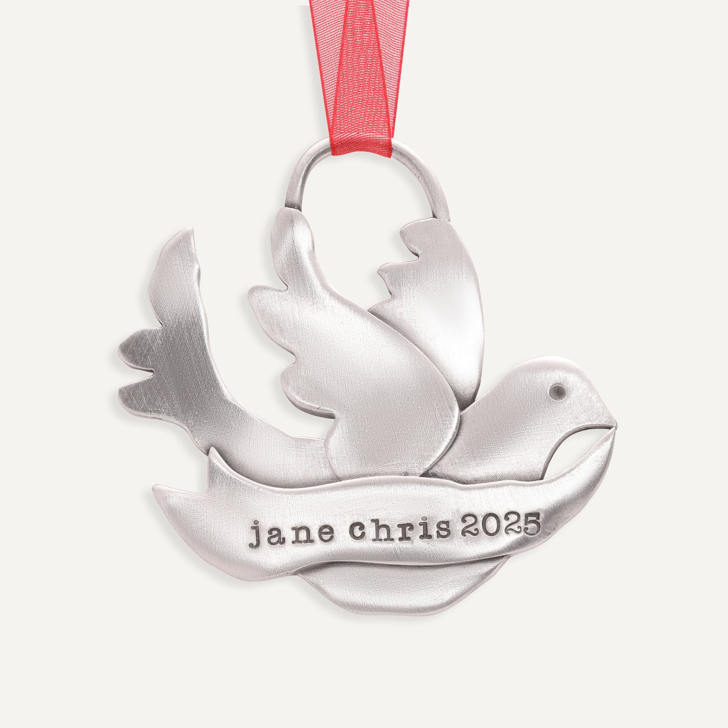 Bird Of Peace Ornament (Pewter)