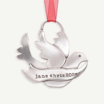 Bird Of Peace Ornament (Pewter)