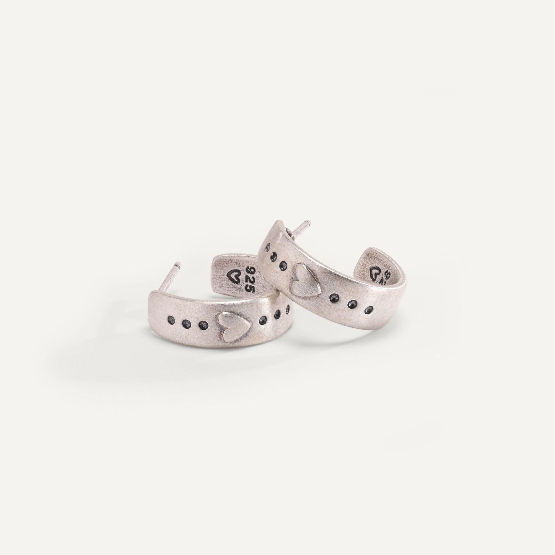 Spark Of Love Classic Hoop Earrings (Sterling Silver) - Lisa Leonard Designs