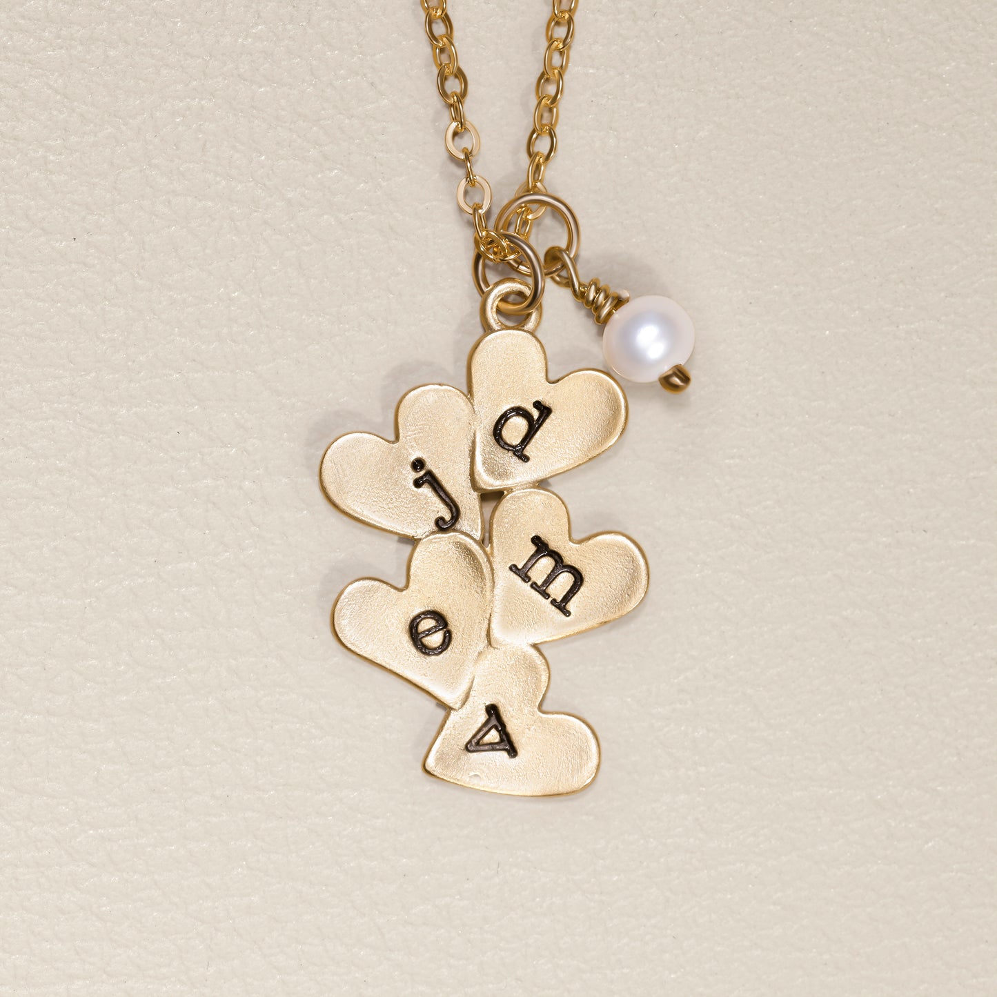 Heaps of Love Necklace {Gold Plated}