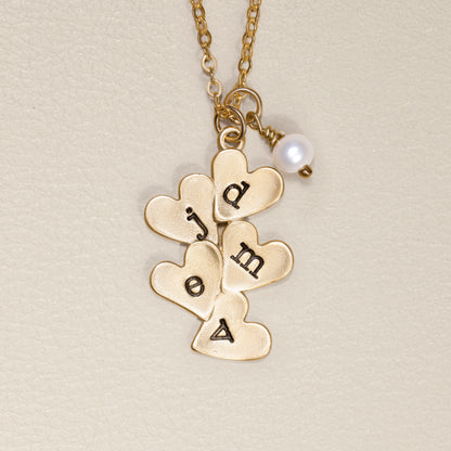 Heaps of Love Necklace {Gold Plated}