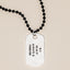 Lasting Bond Dog Tag Necklace Large [Sterling Silver]
