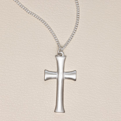 Faith Through Love Cross Necklace (Sterling Silver)