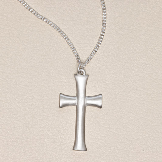 Faith Through Love Cross Necklace [Sterling Silver]