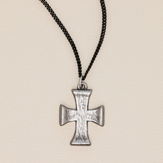 Flourish Cross Necklace [Sterling Silver]