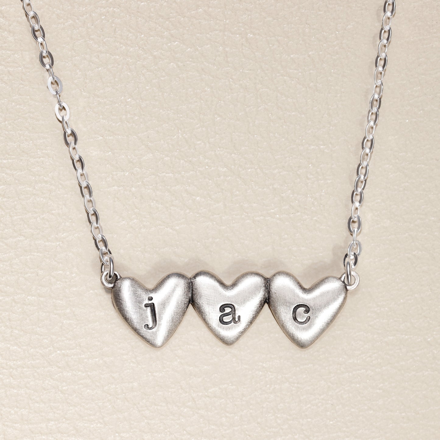 Kindred Hearts  Initials Necklace {Sterling Silver}