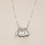 Itty Bitty Initial Ring Charms Necklace  {Sterling Silver}
