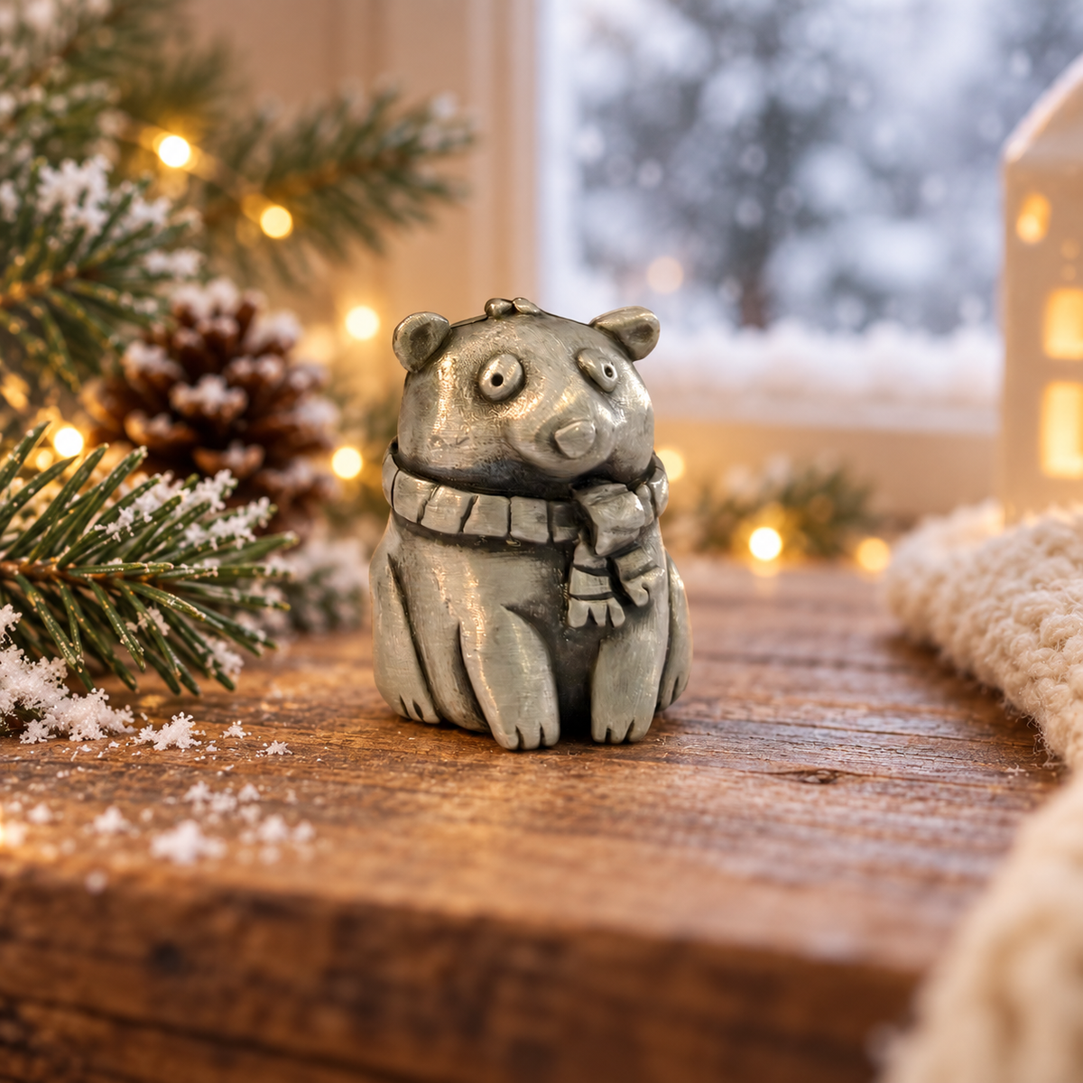 Stanley the Polar Bear (Pewter) - Lisa Leonard Designs