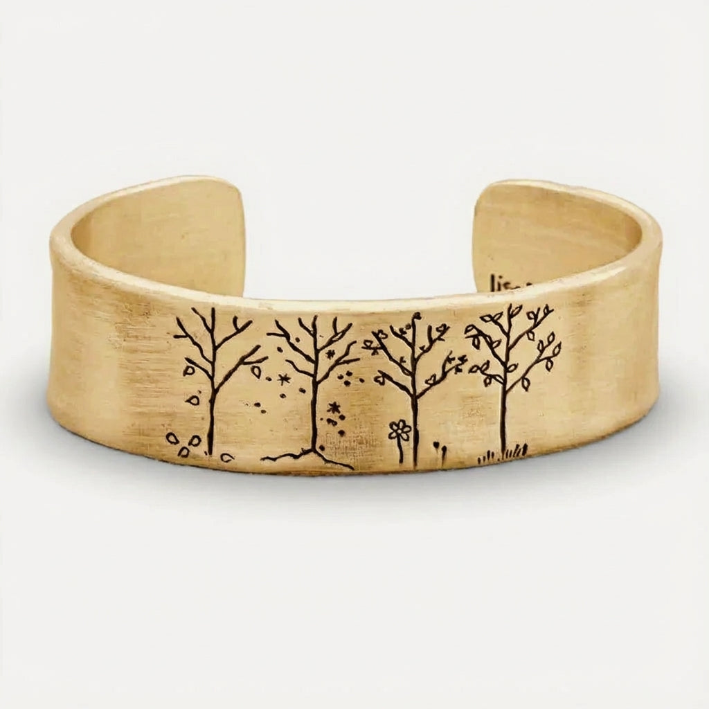 A Love For All Seasons Cuff (Gold Plated)