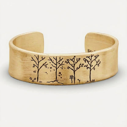 A Love For All Seasons Cuff (Gold Plated)