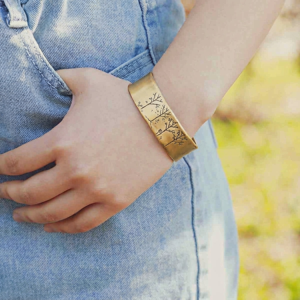 A Love For All Seasons Cuff (Gold Plated)