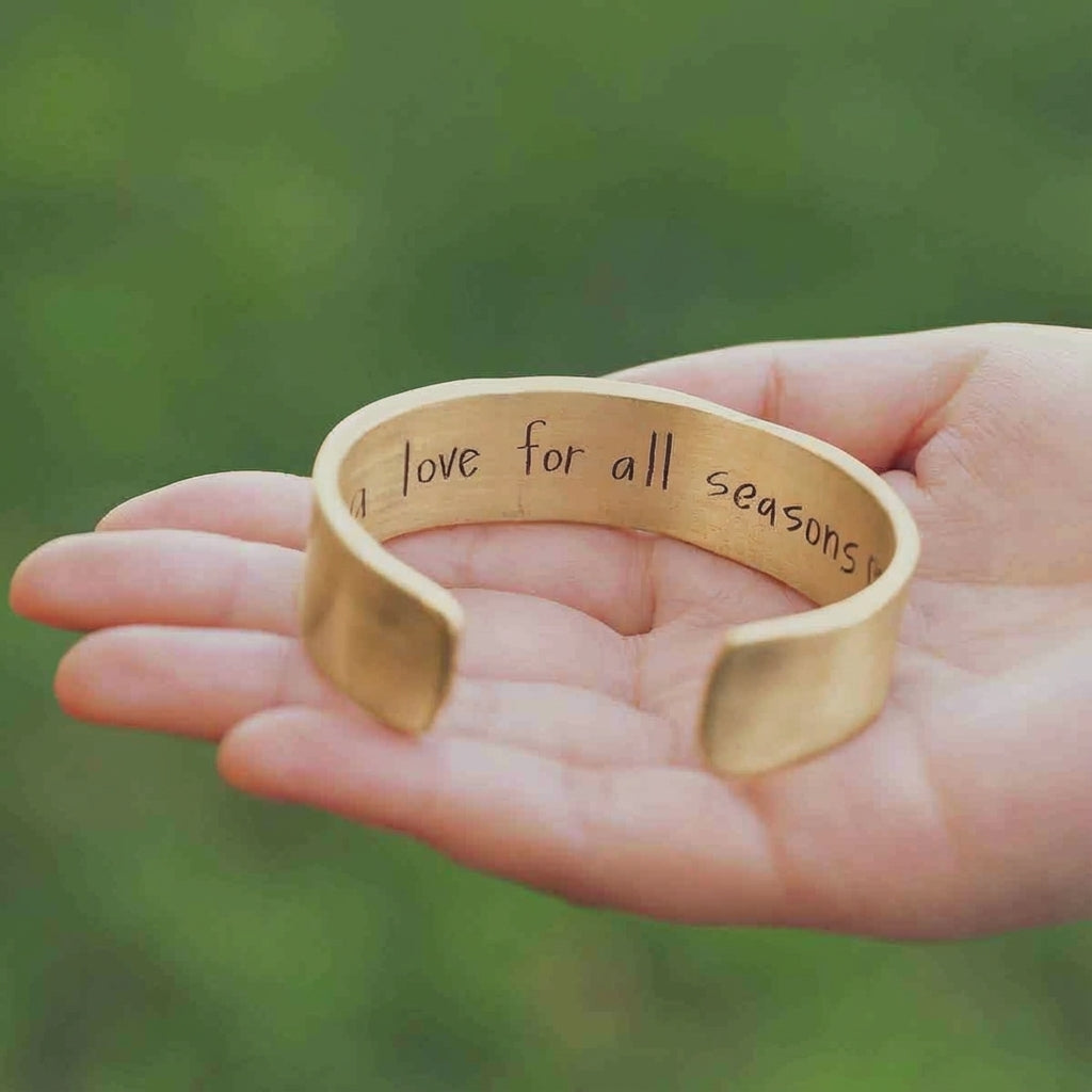 A Love For All Seasons Cuff (Gold Plated)