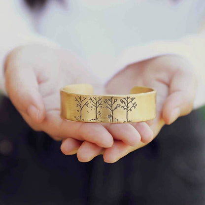 A Love For All Seasons Cuff (Gold Plated)