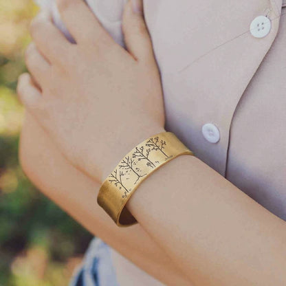 A Love For All Seasons Cuff (Gold Plated)