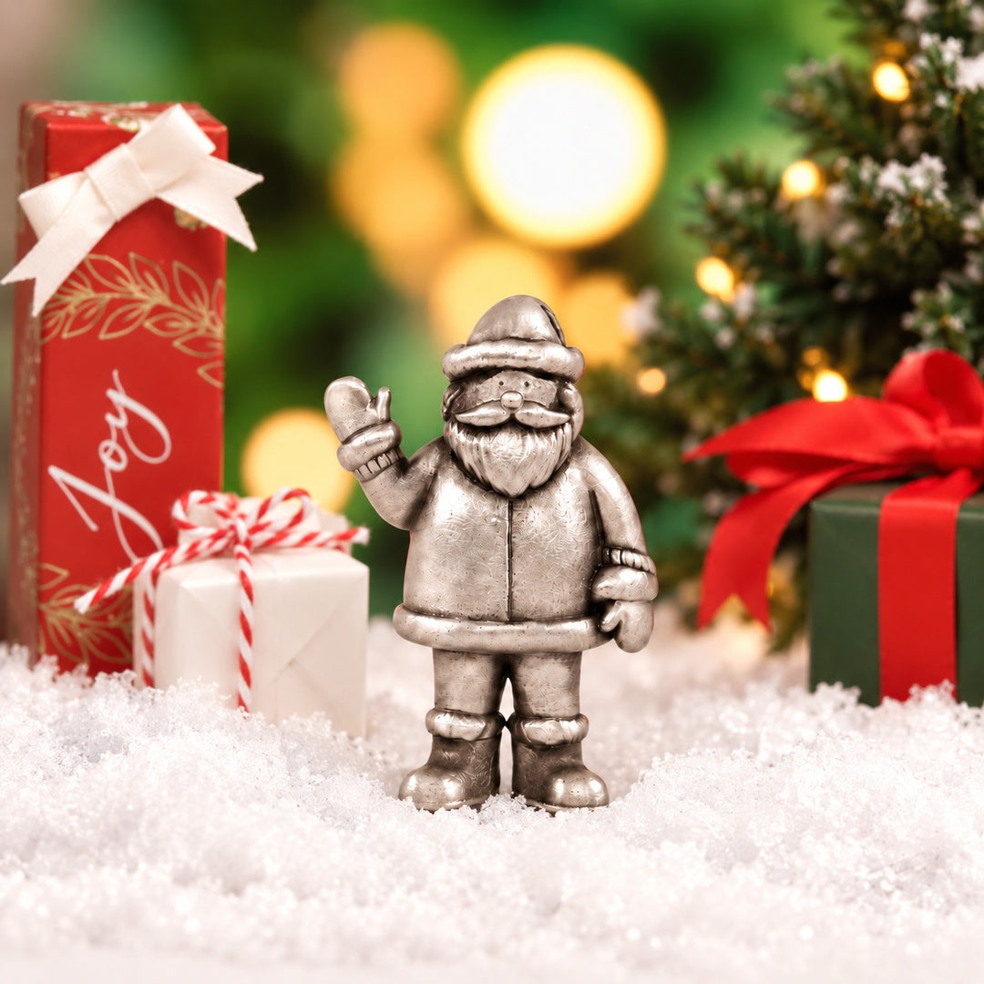 Holly Jolly Santa (Pewter) - Lisa Leonard Designs