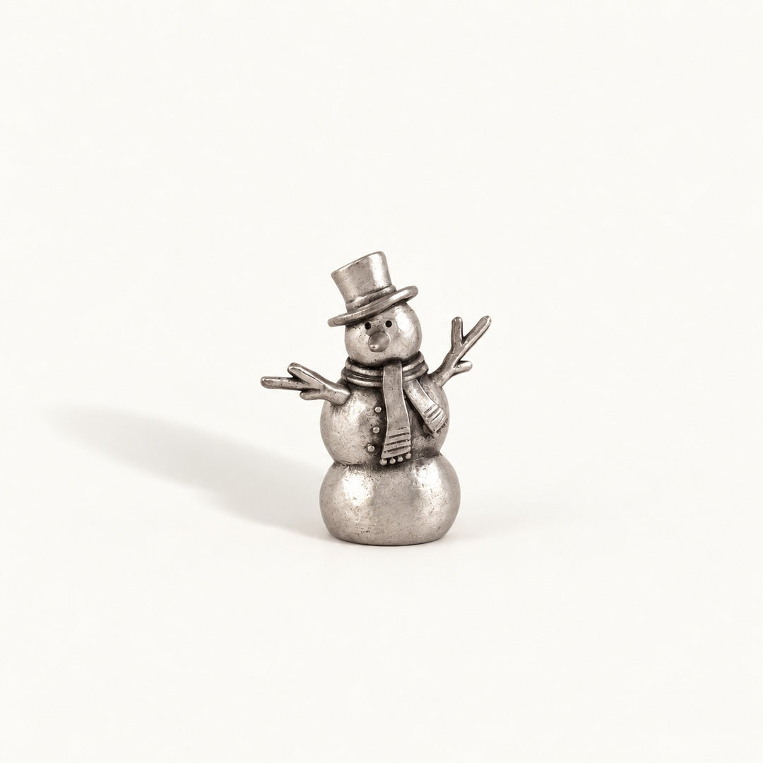 Mr. Snowball the Roly Poly Snowman (Pewter) - Lisa Leonard Designs