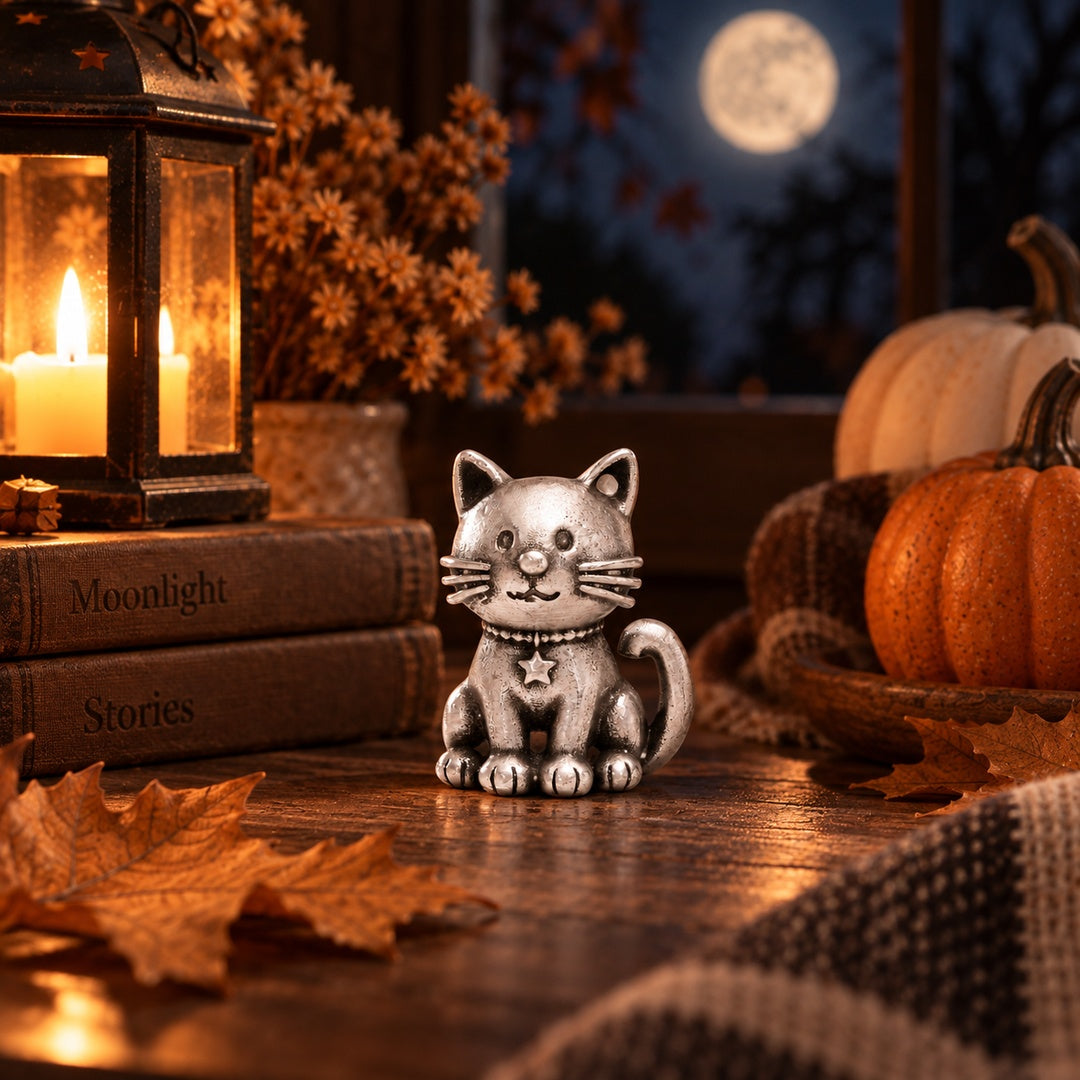 Mr. Snuggles the Cozy Cat (Pewter) - Lisa Leonard Designs