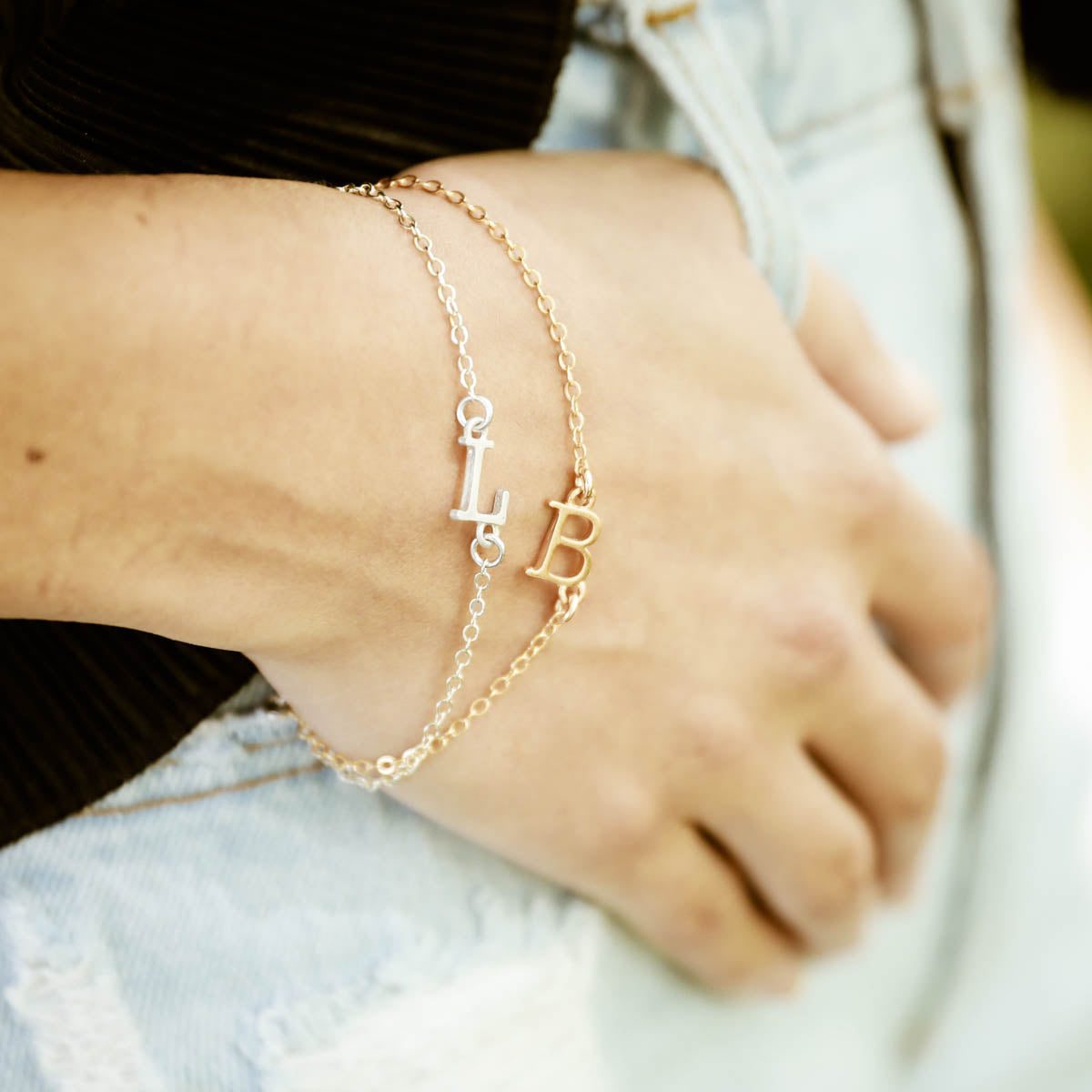 My Monogram Bracelet (Sterling Silver) - Lisa Leonard Designs