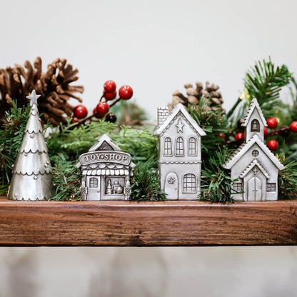 Winter Wonderland Village Set (Pewter)
