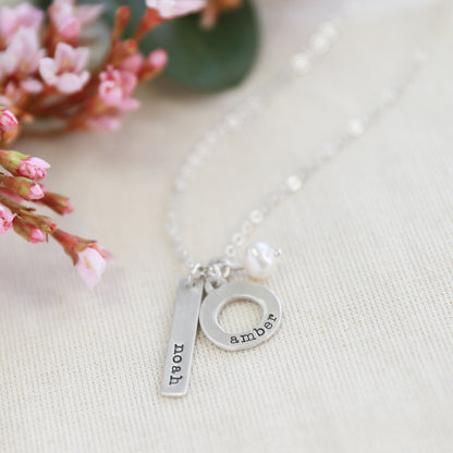 Jumble of Charms Necklace (Sterling Silver)