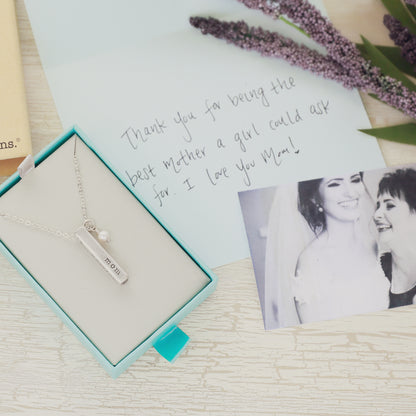 Word of the Year Necklace - 1 Side (Sterling Silver)