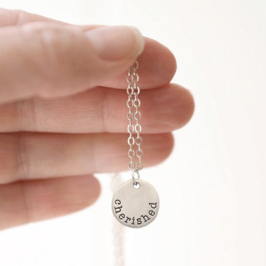 Cherished Necklace (Pewter)