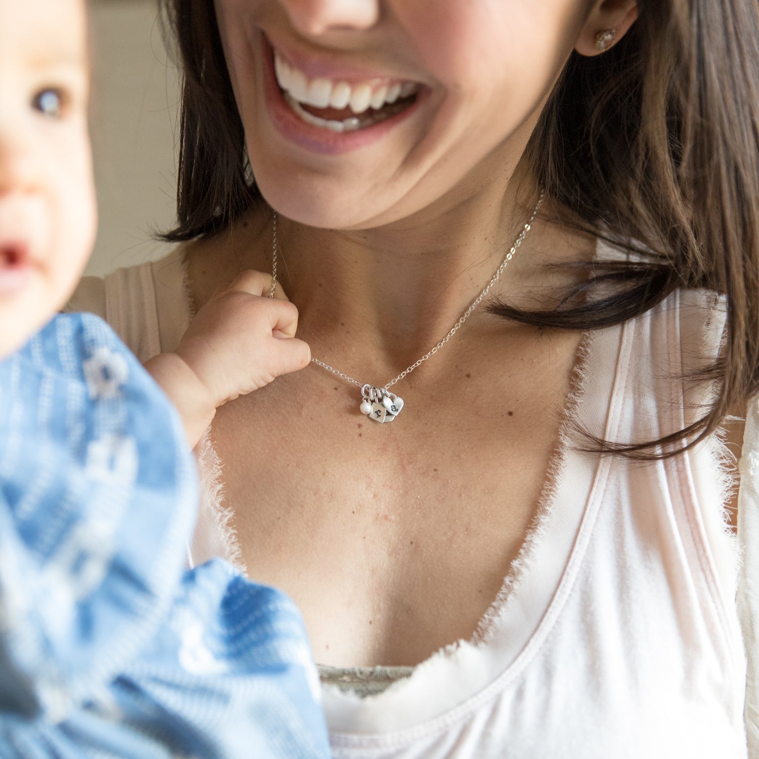 Wild About You Initials Necklace (Sterling Silver) - Lisa Leonard Designs