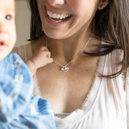 Wild About You Initials Necklace (Sterling Silver)