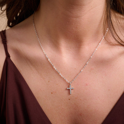 Passage Cross Necklace  (Sterling Silver)