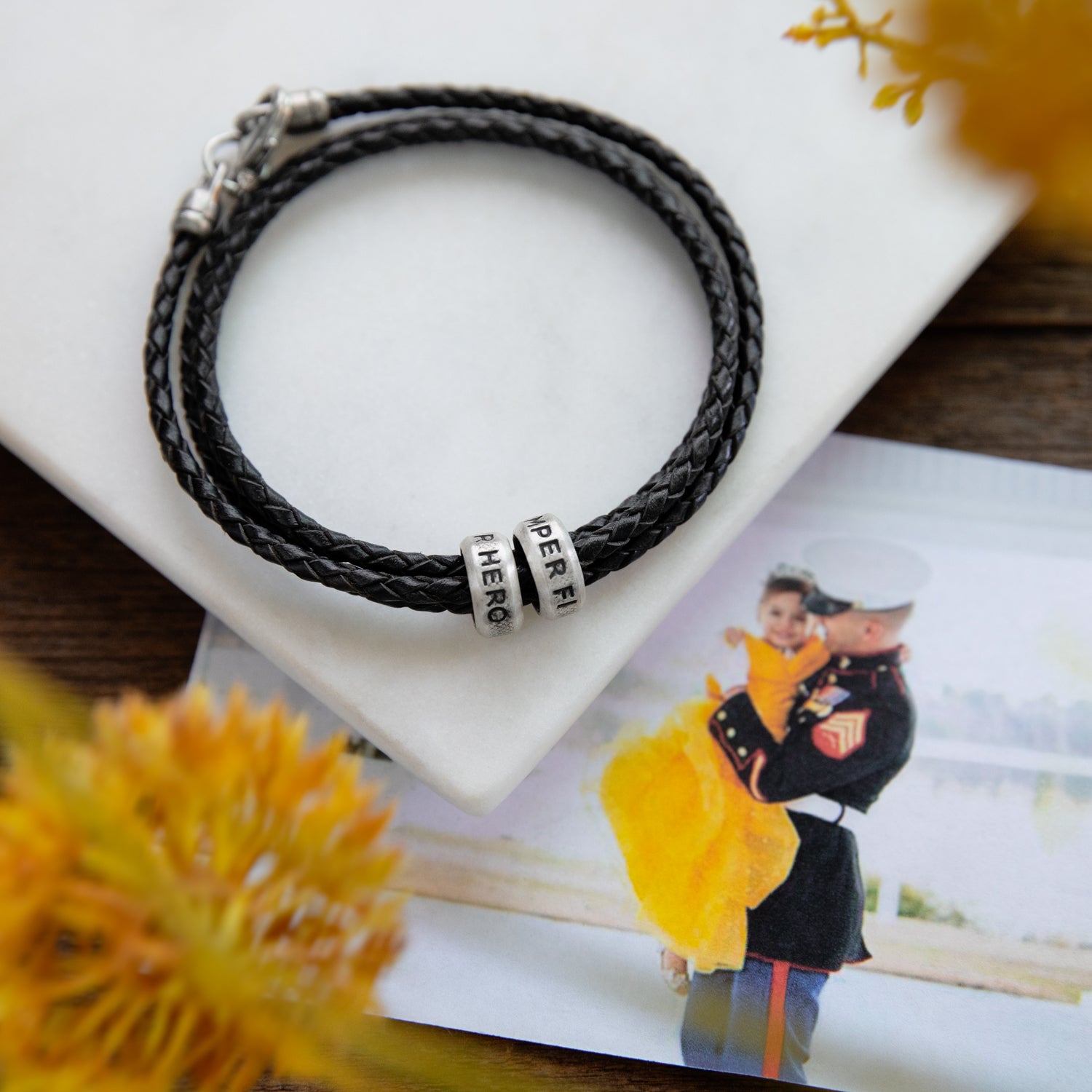 Limitless Leather Bracelet (Black) - Lisa Leonard Designs