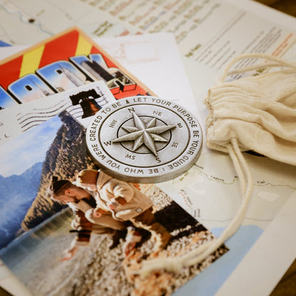 Guiding Compass Paperweight (Pewter)