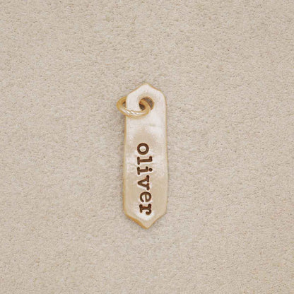 Arrow Tag (14K Solid Gold)