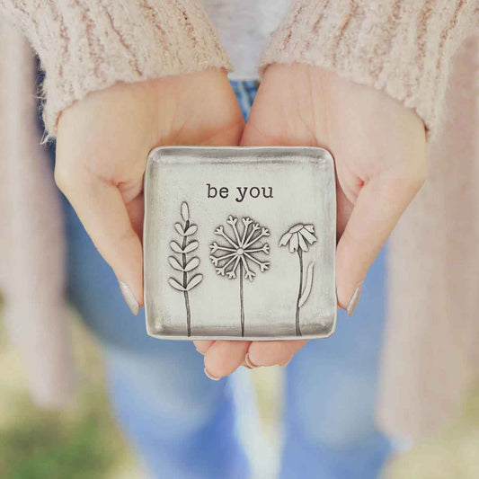Be You Keepsake Dish (Pewter)
