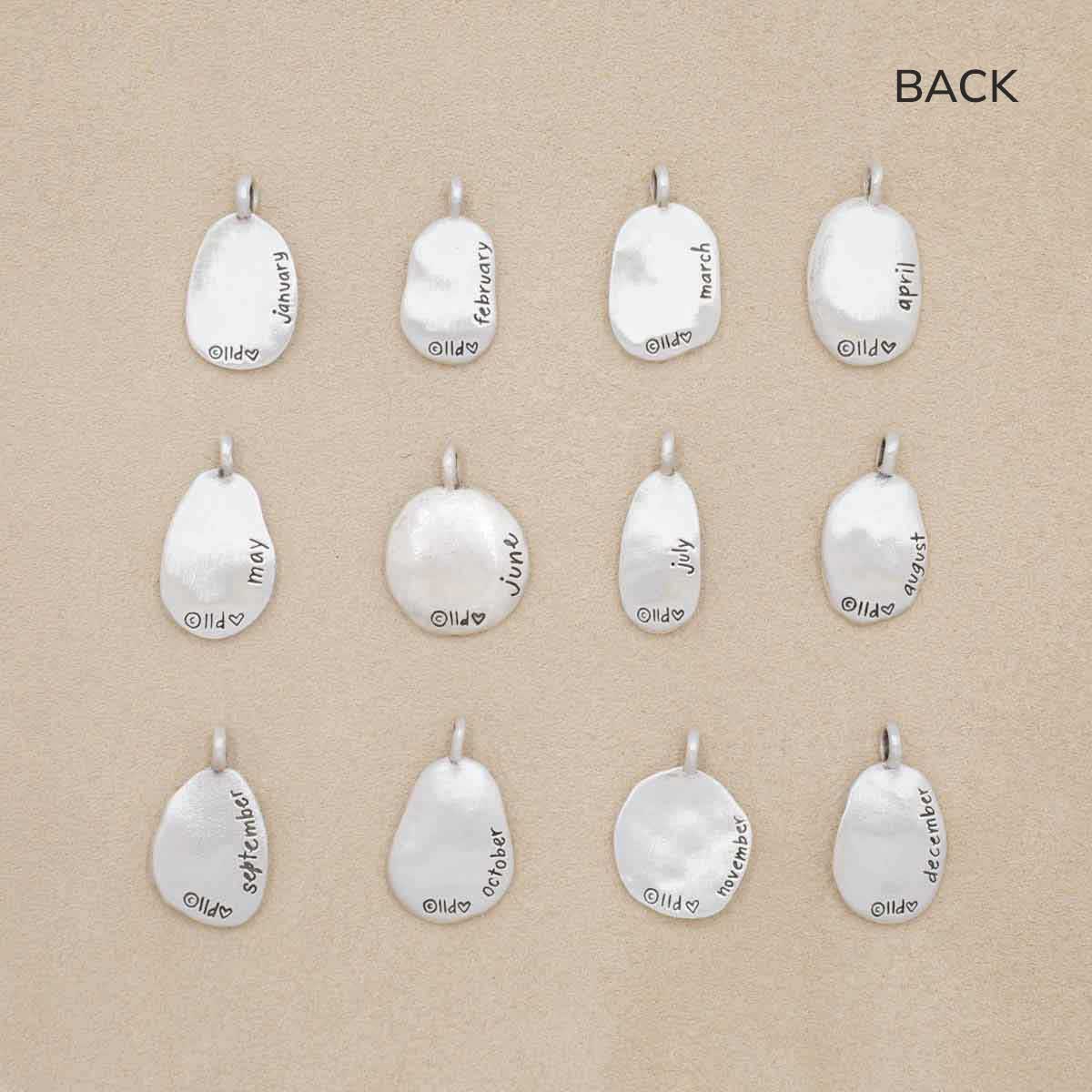 November Birth Flower Necklace (Sterling Silver)