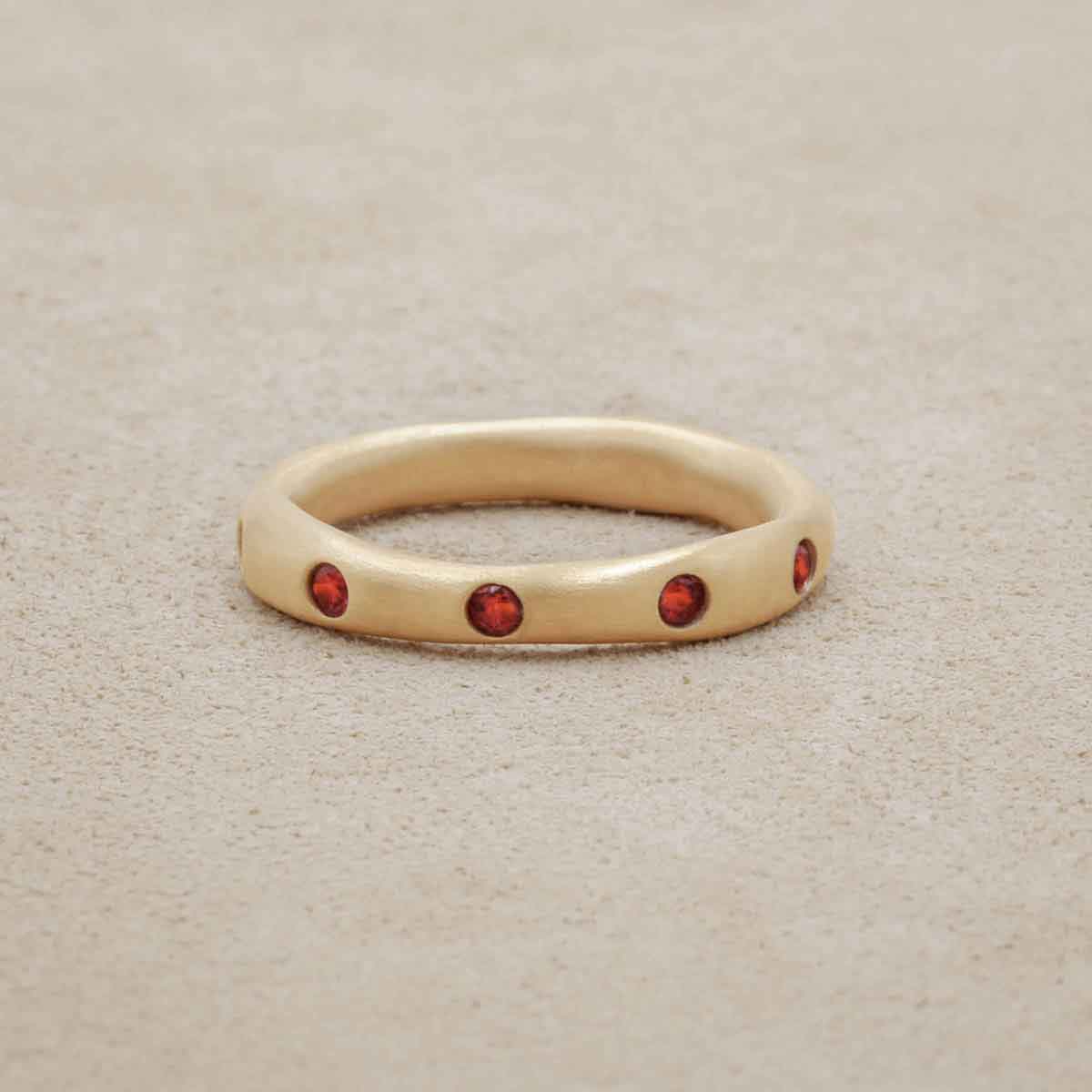 Lisa Leonard Rings Birthstone Stacking Ring (14k gold) by Lisa Leonard Designs
