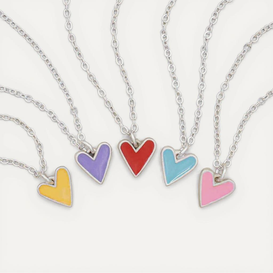 Brave Love® Tiny Heart Necklace (Sterling Silver)