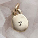 Wild About You Circle Charm {10K Solid Gold}