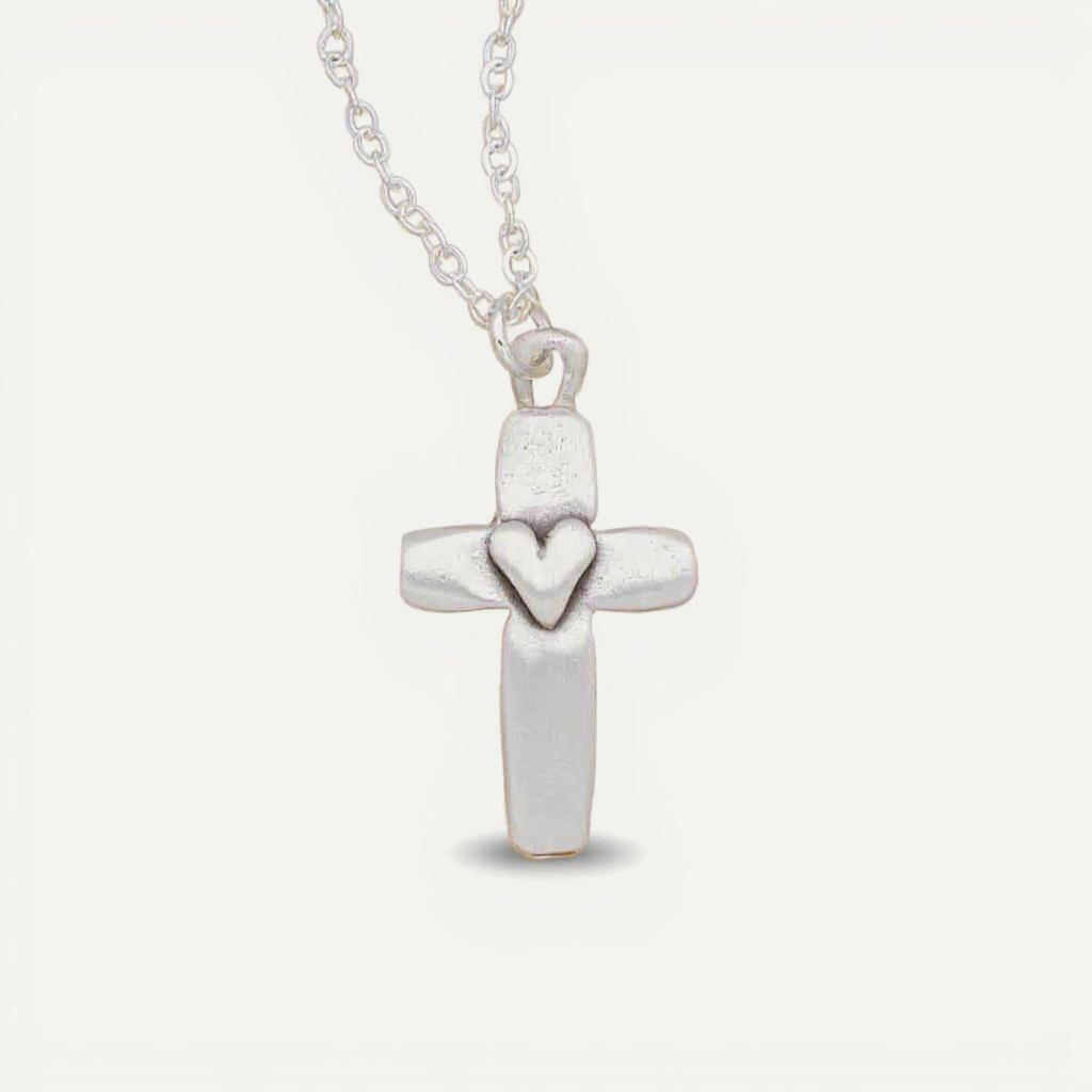 Cross of Faith Necklace (Sterling Silver)