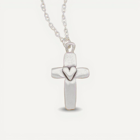 Cross of Faith Necklace (Sterling Silver)