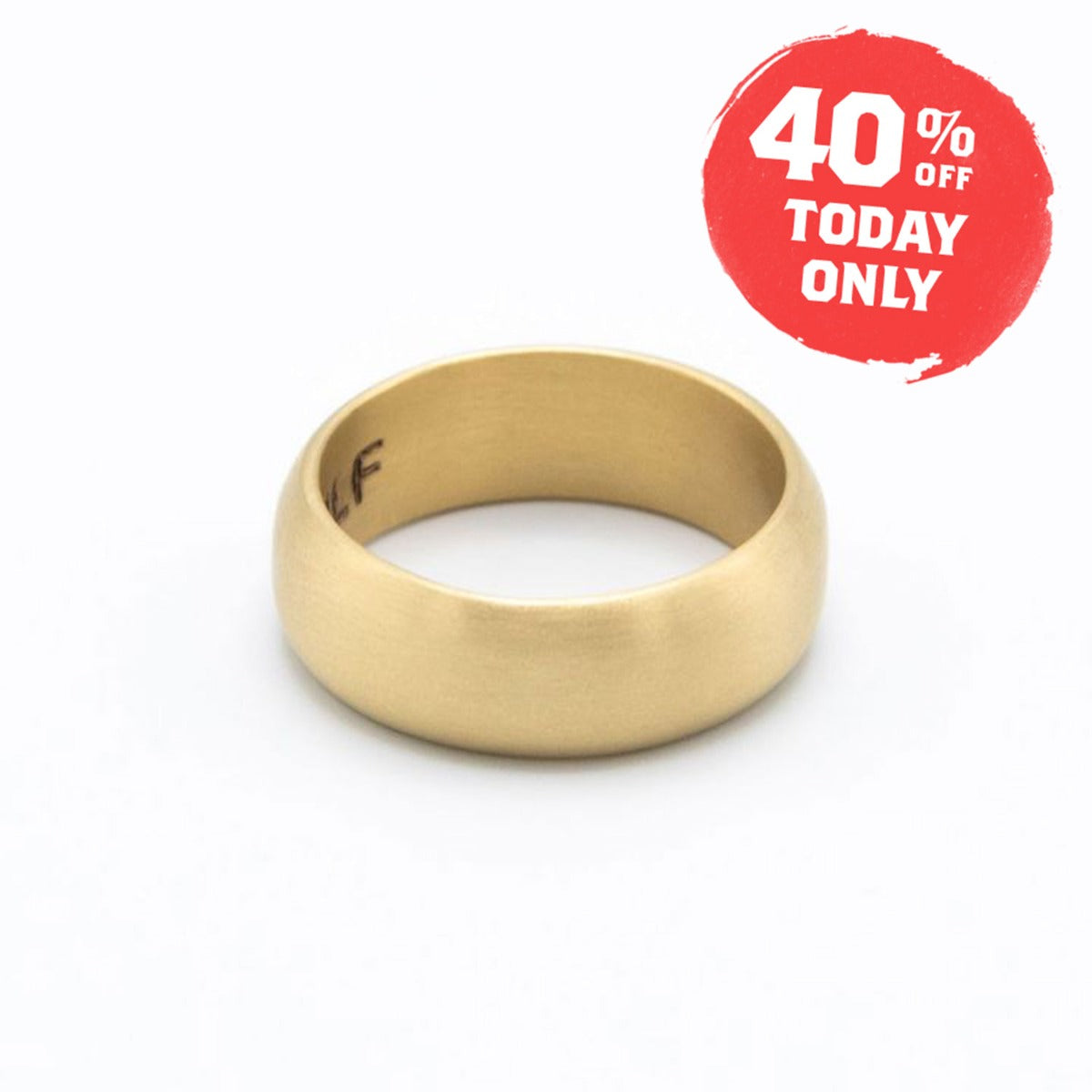 Collide with the Sky Ring [Smooth 14K Solid Gold]