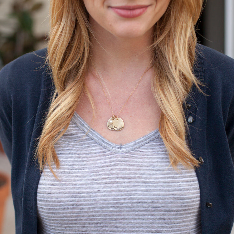 Petite Mother's Necklace (14K Solid Gold)