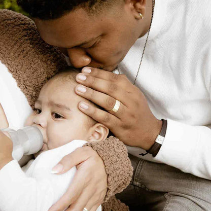 Equitable Leather Cross Bracelet (Dark Brown)