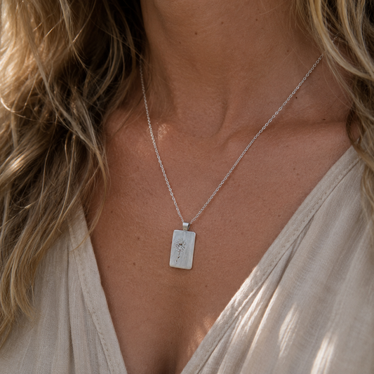 Wishes on the Wind Necklace (Sterling Silver)