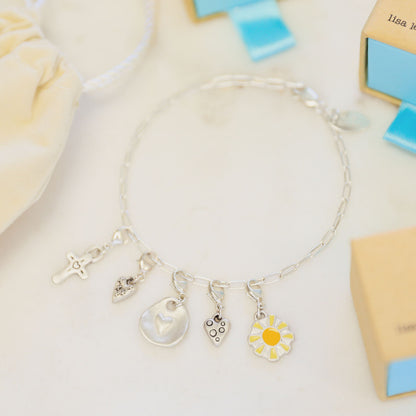 Full of Love Bracelet Charm (Sterling Silver)