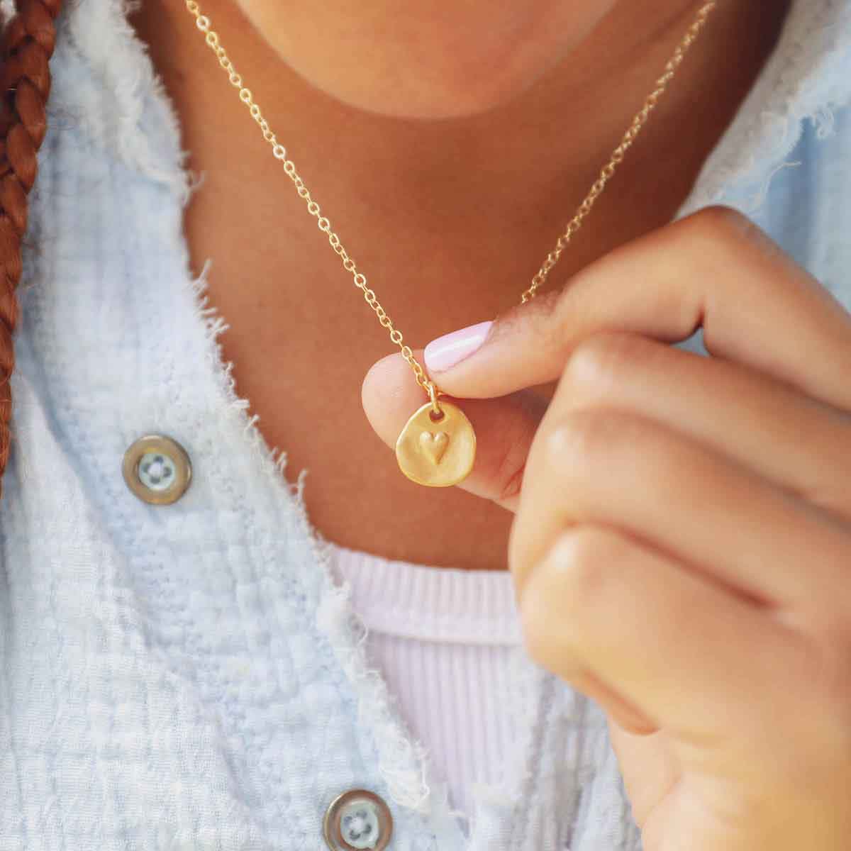 Full of Love Necklace (9K Solid Gold)