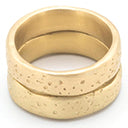 Withstand Stacking Ring (14K Solid Gold)