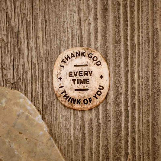 Grateful Pocket Coin (Brass)