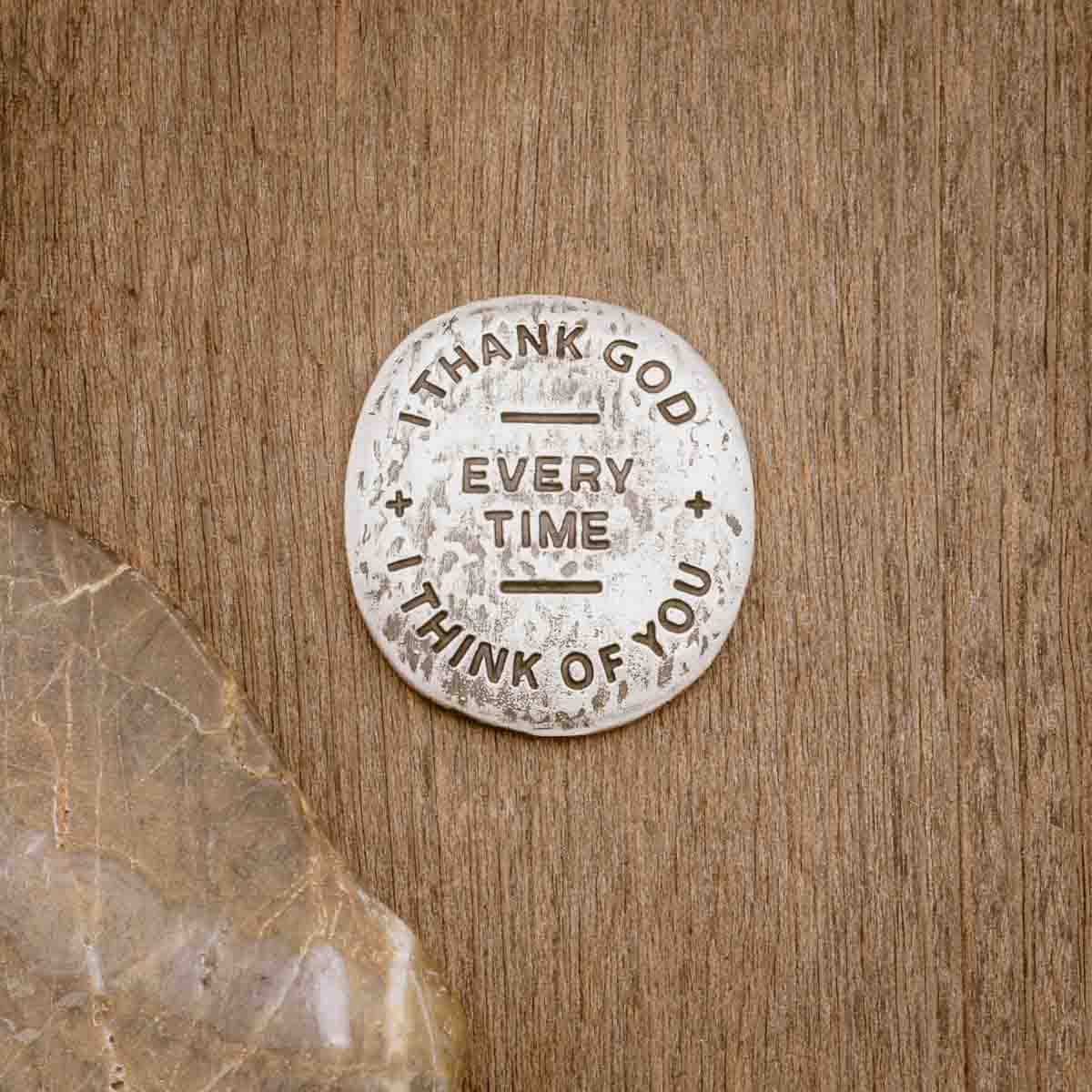 Grateful Pocket Coin (Sterling Silver)