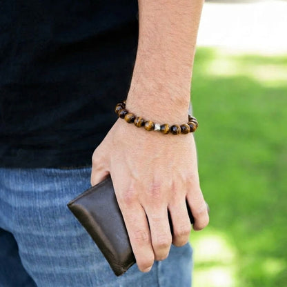 Tiger Eye Beaded Bracelet
